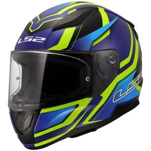 Integralhelm Motorrad LS2 FF353 Rapid II Flitz fluo gelb-blau