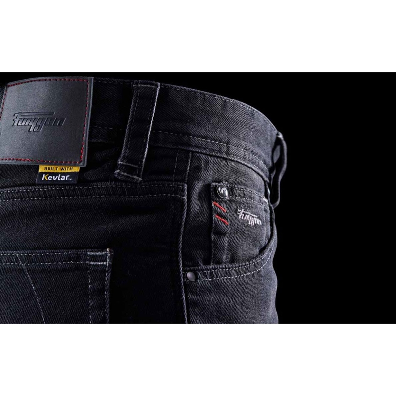 Furygan D12 X Kevlar® Straight Motorradjeans Schwarz