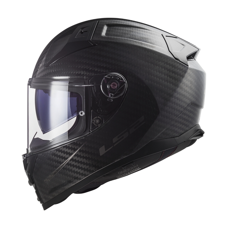 Integralhelm Motorrad LS2 FF811 Vector II Carbon mattschwarz