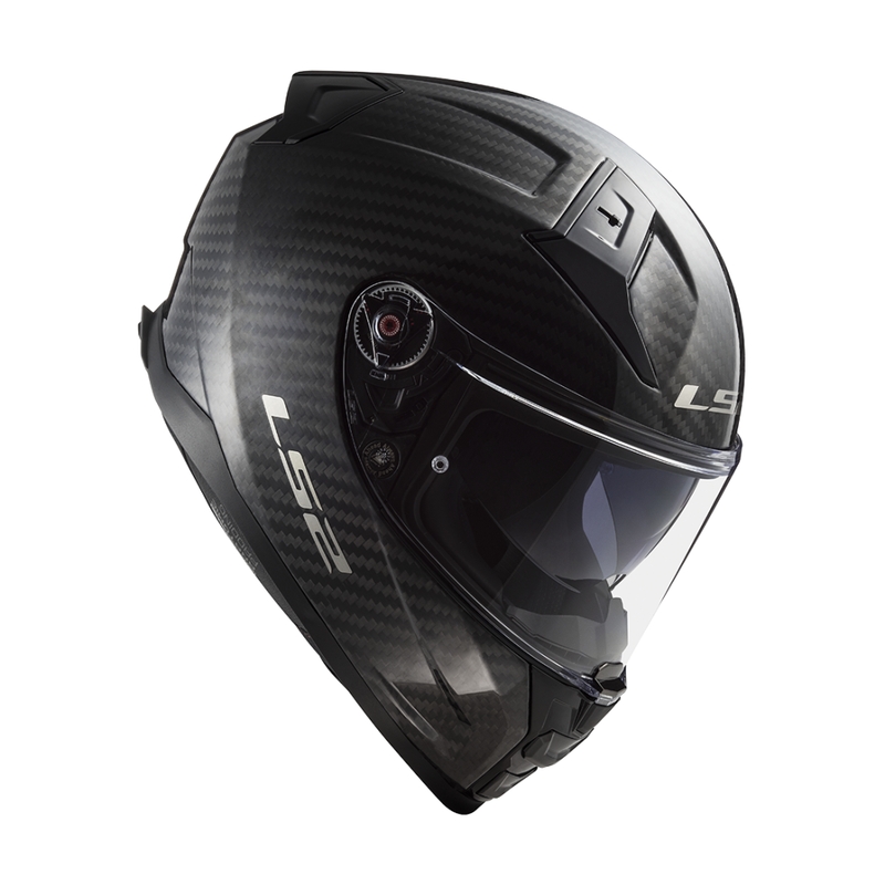 Integralhelm Motorrad LS2 FF811 Vector II Carbon mattschwarz