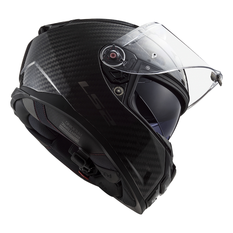 Integralhelm Motorrad LS2 FF811 Vector II Carbon mattschwarz