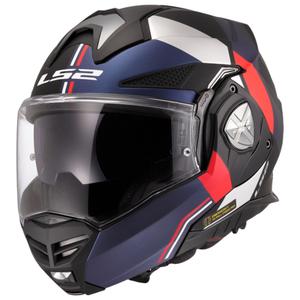 Klapphelm Motorrad LS2 FF901 Advant X Ultra blau-rot