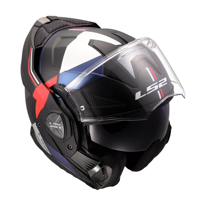 Klapphelm Motorrad LS2 FF901 Advant X Ultra blau-rot