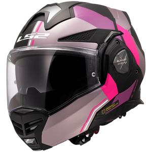 Klapphelm Motorrad LS2 FF901 Advant X Ultra grau-lila