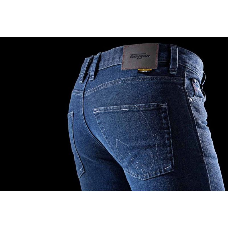 Furygan K12 X Kevlar® Straight Motorradjeans Blau
