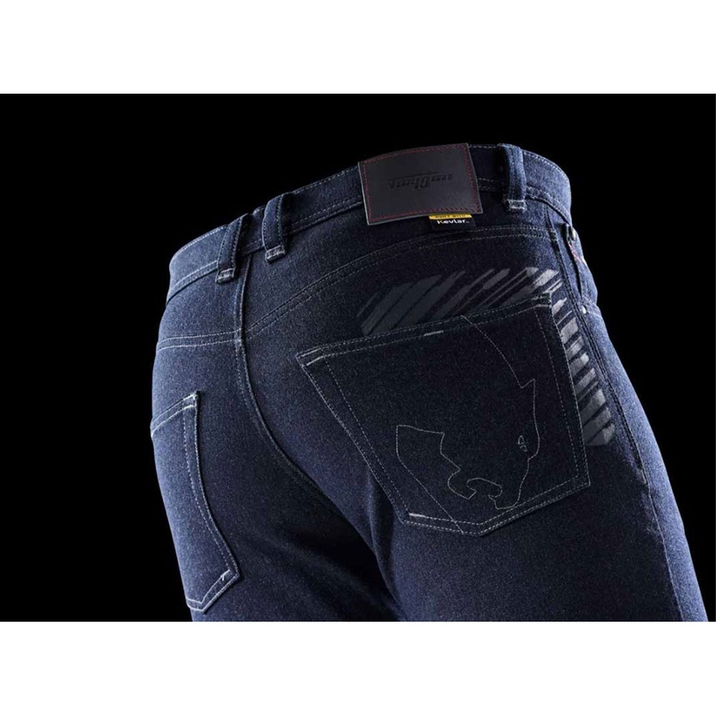 Furygan Tyron X Kevlar® Slim Motorradjeans Dunkelblau
