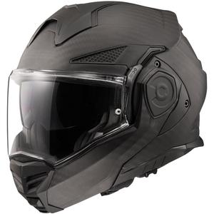 Klapphelm für Motorradfahrer LS2 FF901 Advant X Solid Carbon mattschwarz