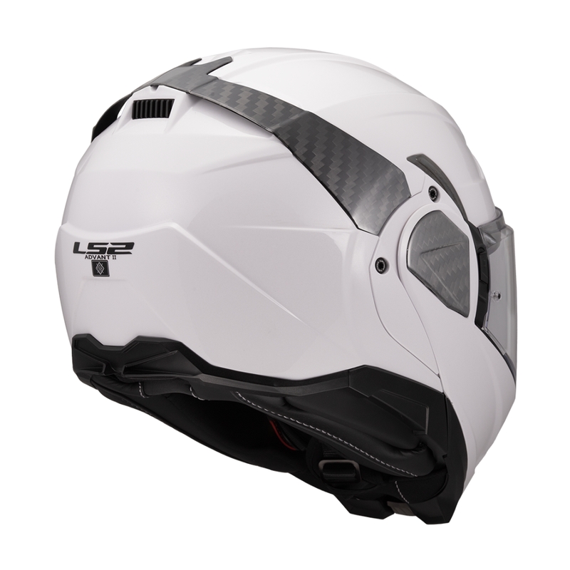Klappbarer Motorradhelm LS2 FF910 Advant II, einfarbig weiß