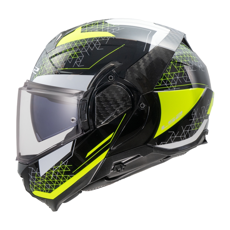 Klappbarer Motorradhelm LS2 FF910 Advant II Astral fluo gelb