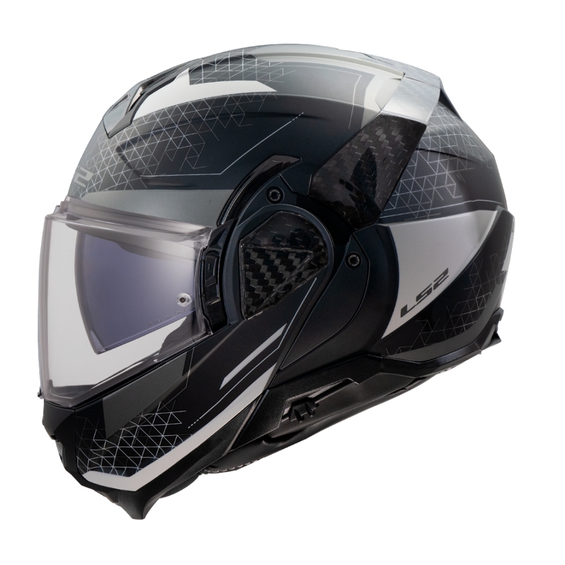 Klapphelm für Motorradfahrer LS2 FF910 Advant II Astral mattgrau