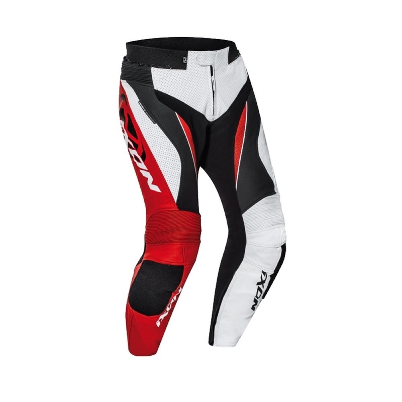 IXON Falcon weiß-rot-schwarze Motorradhose Ausverkauf