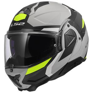 Klapp-Motorradhelm LS2 FF910 Advant II Triple hellgrau