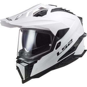 Enduro-Motorradhelm LS2 MX701 C Explorer Solid weiß