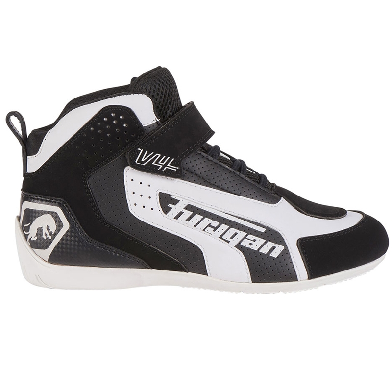 Motorradstiefel Furygan V4 Vented Schwarz-Weiß