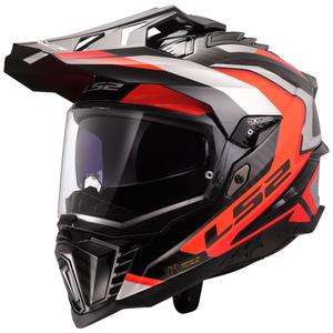 Enduro-Motorradhelm LS2 MX701 Explorer C Frontier II orange