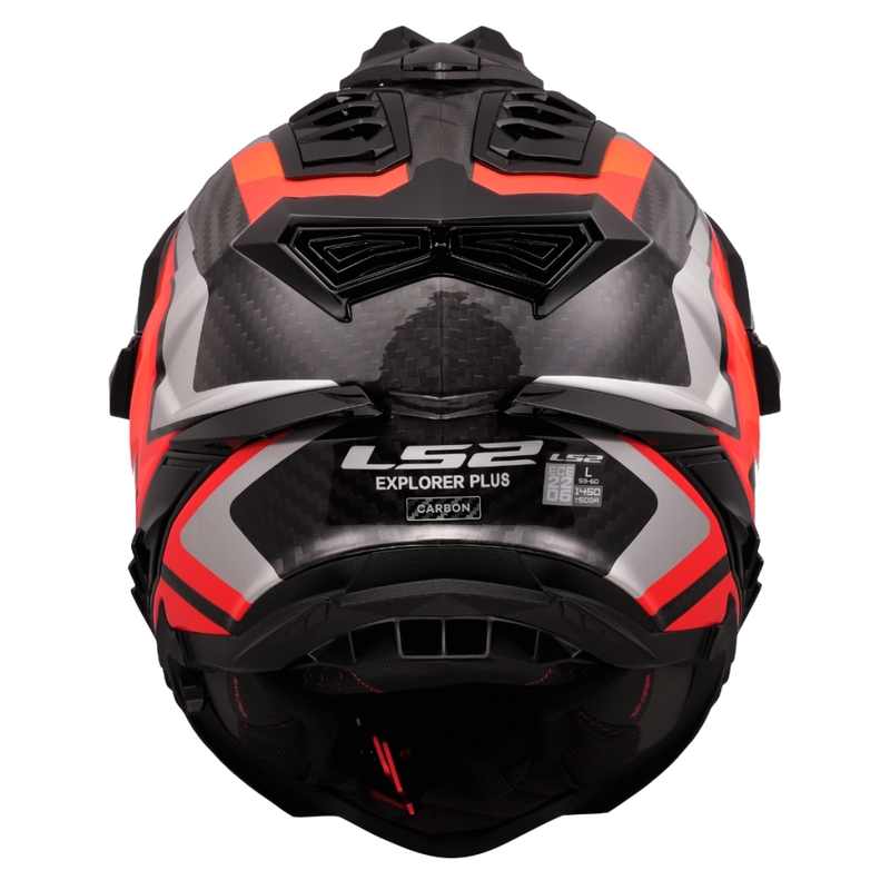 Enduro-Motorradhelm LS2 MX701 Explorer C Frontier II orange