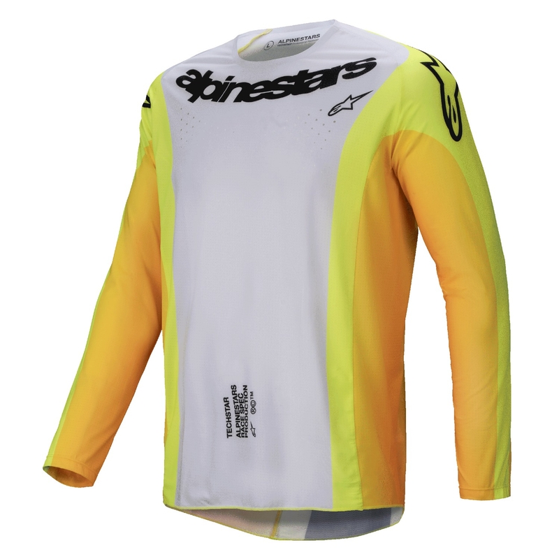 Alpinestars Techstar Melt Motocross-Trikot gelb-schwarz