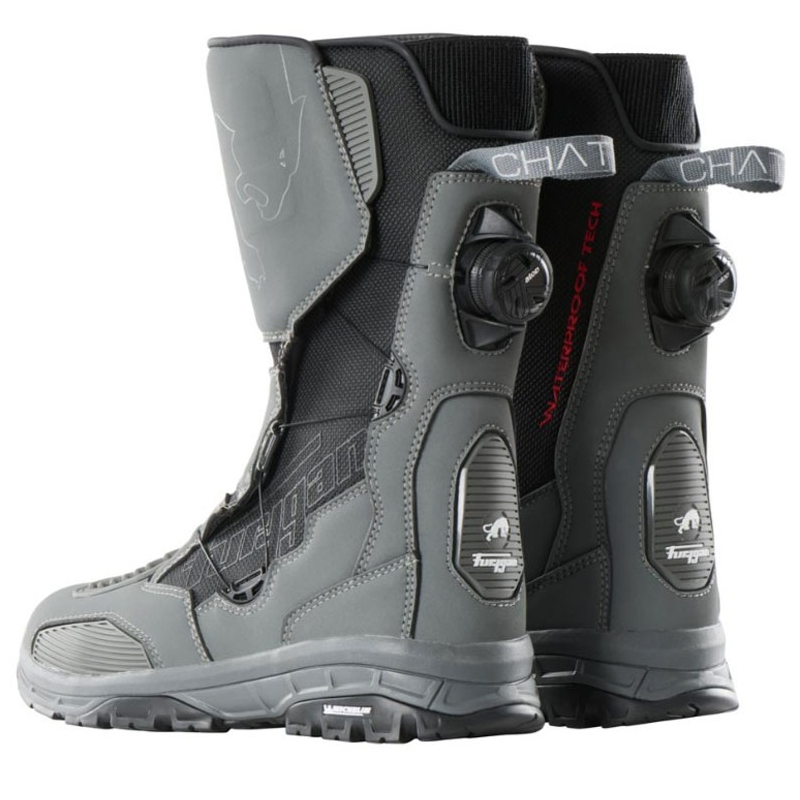 Furygan Chattan D3O® WP Motorradstiefel grau-schwarz