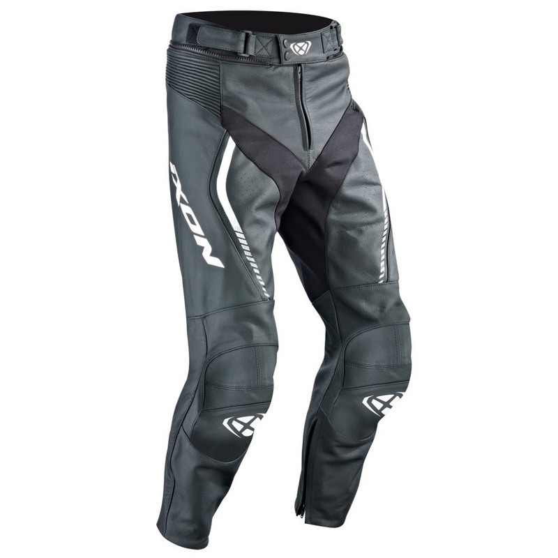 IXON Fighter Motorradhose schwarz/weiß