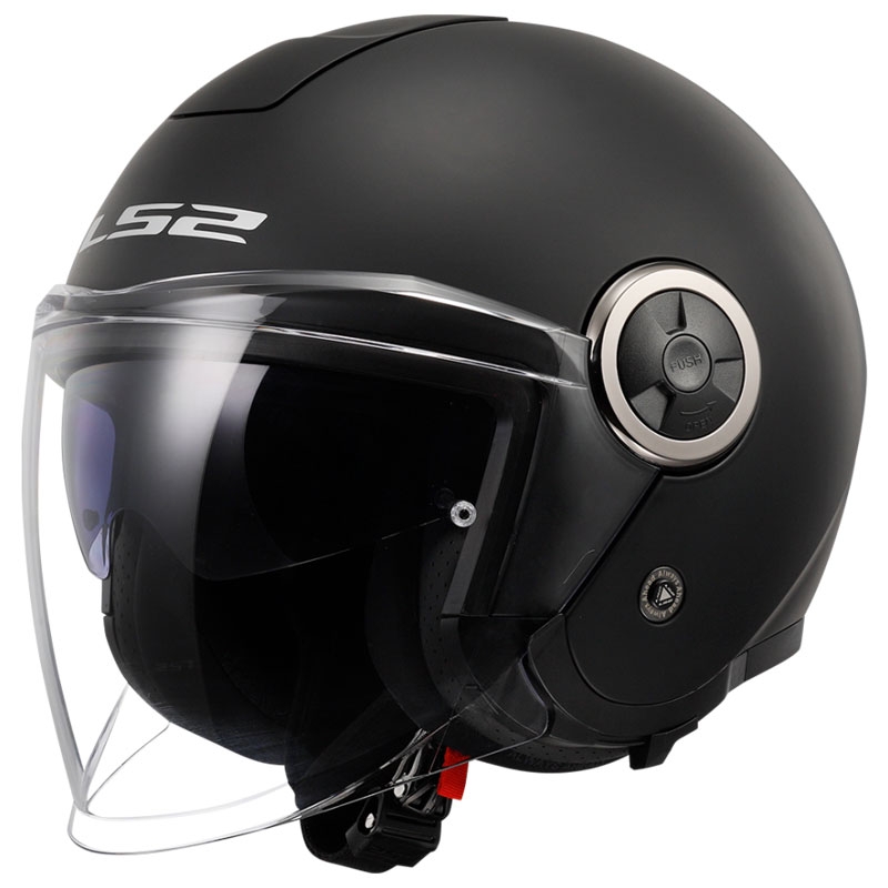 Offener Motorradhelm LS2 OF620 Classy Solid mattschwarz