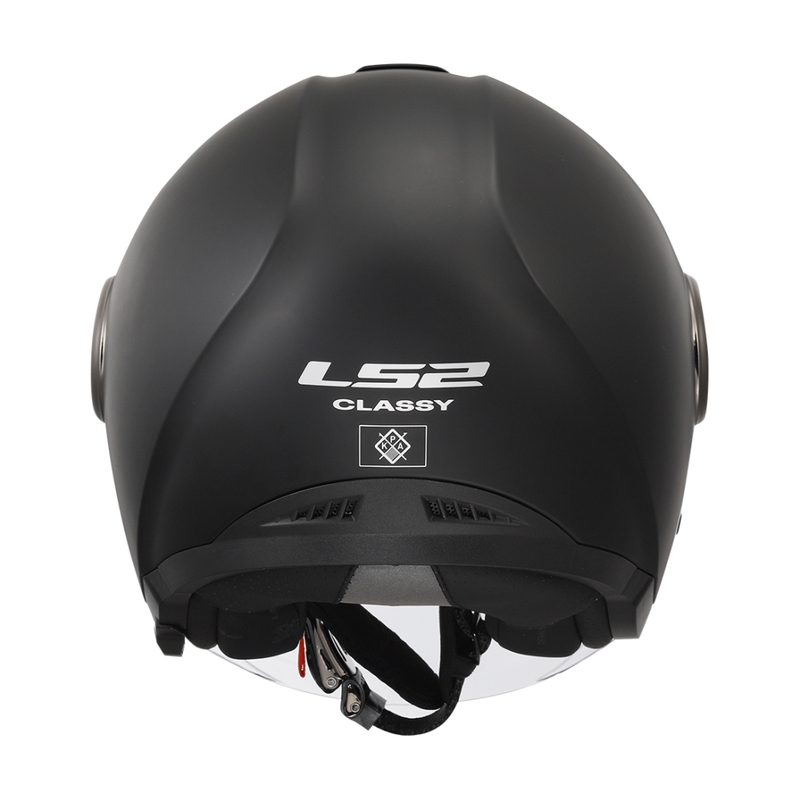 Offener Motorradhelm LS2 OF620 Classy Solid mattschwarz