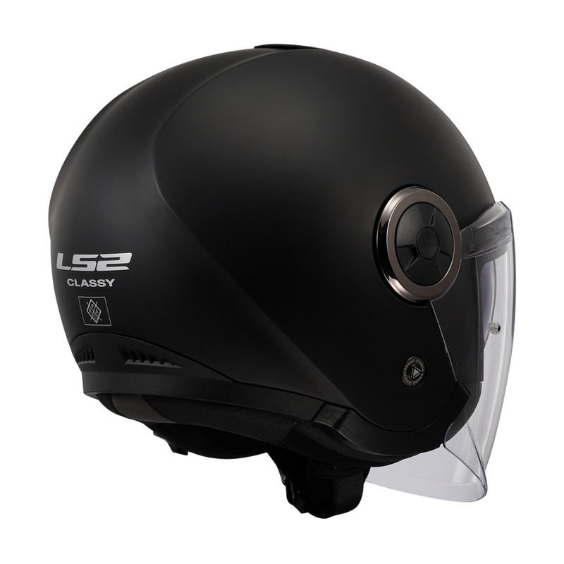 Offener Motorradhelm LS2 OF620 Classy Solid mattschwarz