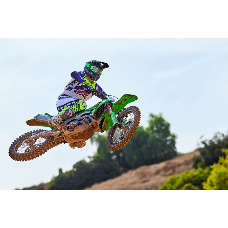 Alpinestars Supertech SX Motocrosstrikot Limited Edition Dirt Studios weiß-lila-pink-fluogelb