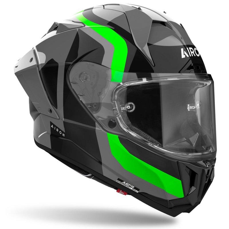Airoh GP800 Competition Integralhelm für Motorradfahrer fluo grün