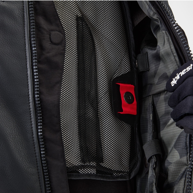 Alpinestars TECH-AIR®3 V2 LEDER System Airbagweste schwarz