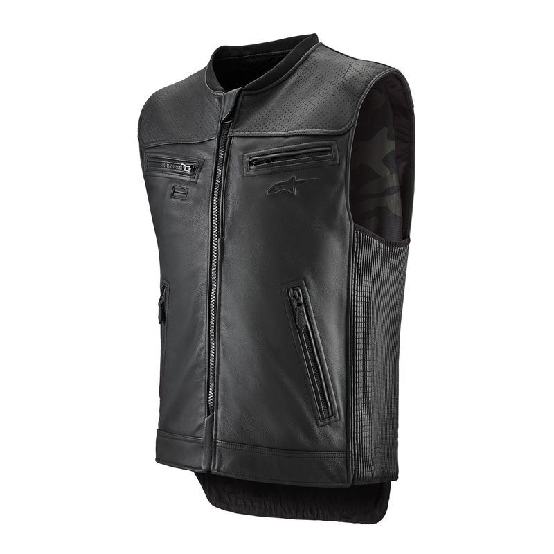 Alpinestars TECH-AIR®3 V2 LEDER System Airbagweste schwarz