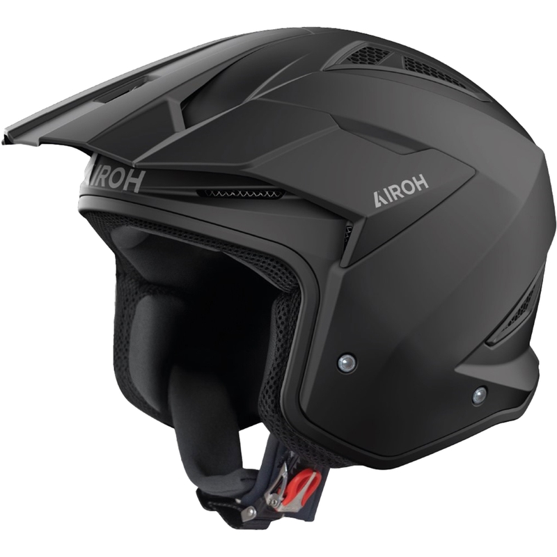 Trial-Motorradhelm Airoh TRR 2 Farbe mattschwarz