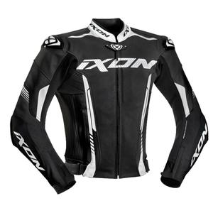 Motorradjacke IXON Vortex 2 schwarz und weiß Ausverkauf