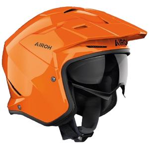 Trial-Motorradhelm Airoh Kombakt Farbe orange