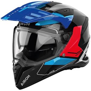 Enduro-Motorradhelm Airoh Bandit Tune blau-rot