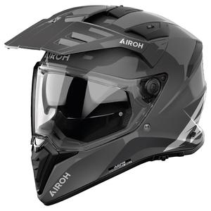 Enduro Motorradhelm Airoh Bandit Farbe dunkelgrau