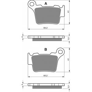 Bremsbeläge GOLDFREN 191 K1