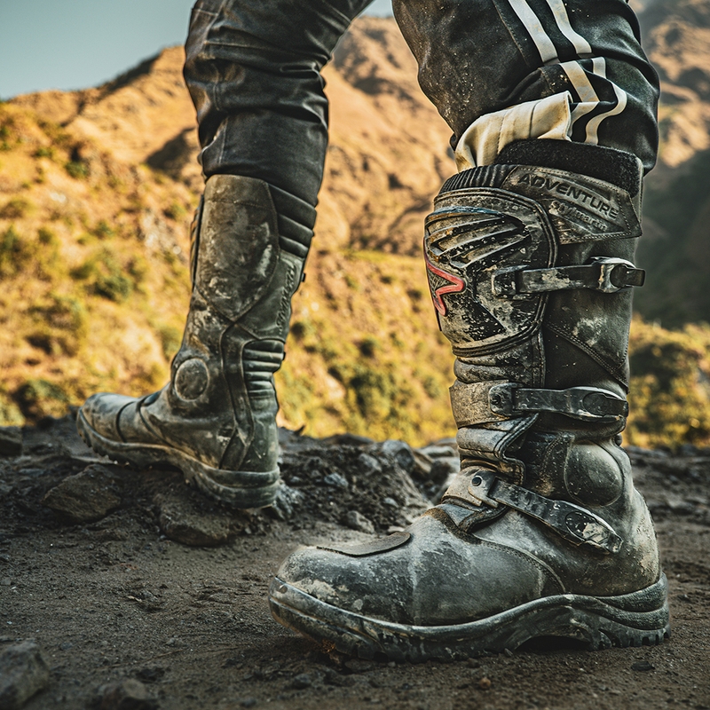 Motorradstiefel Stylmartin Overlander WP braun