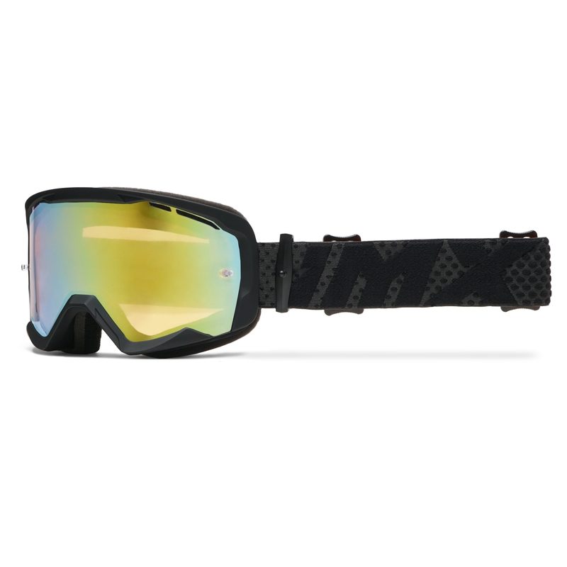 Motocrossbrille iMX Endurance Flip schwarz-schwarz mit Iridium-Plexiglas