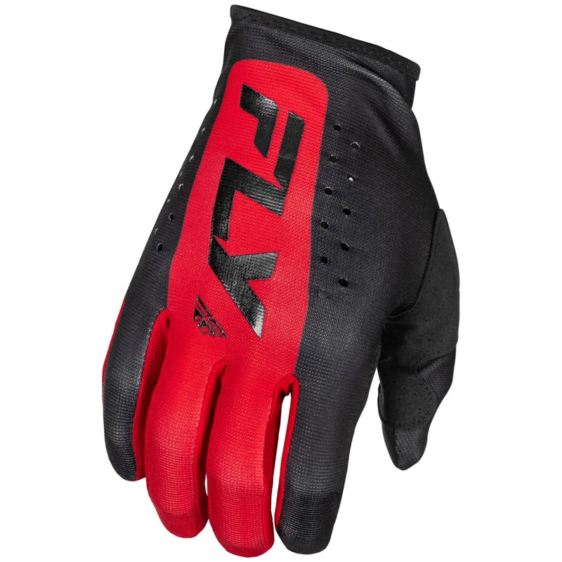FLY Racing Lite Motocross-Handschuhe schwarz-rot