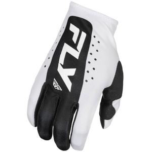FLY Racing Lite Motocrosshandschuhe weiß-schwarz