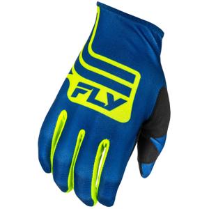 FLY Racing Lite Motocrosshandschuhe blau-neongelb