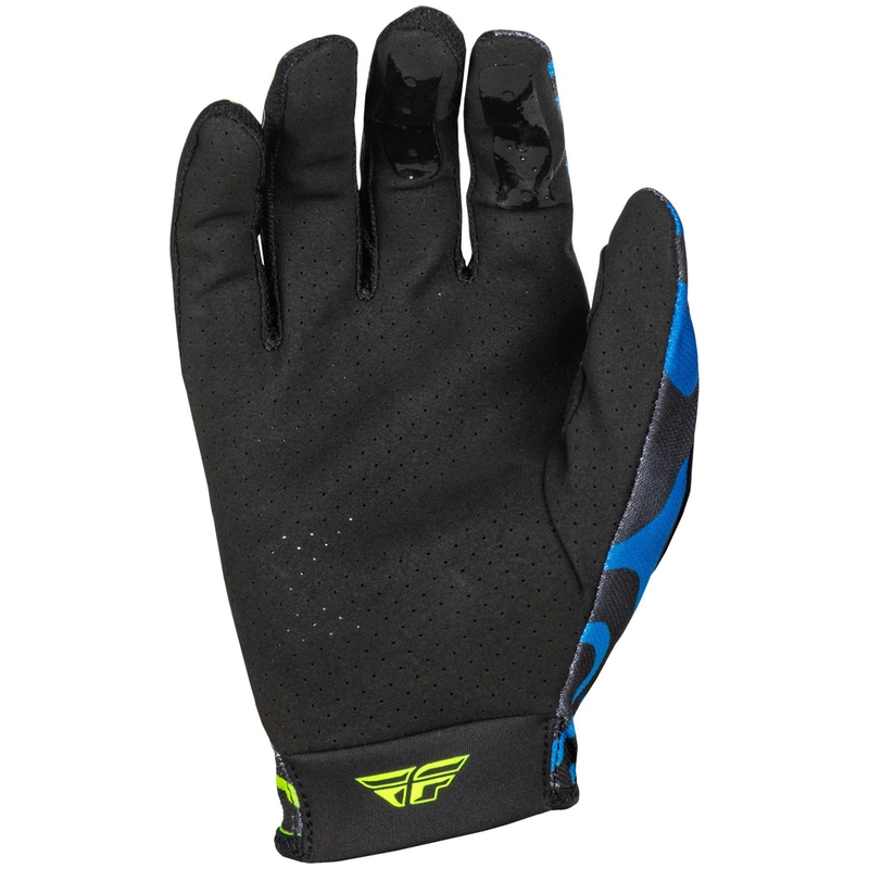 FLY Racing Lite Motocrosshandschuhe blau-blau-gelb