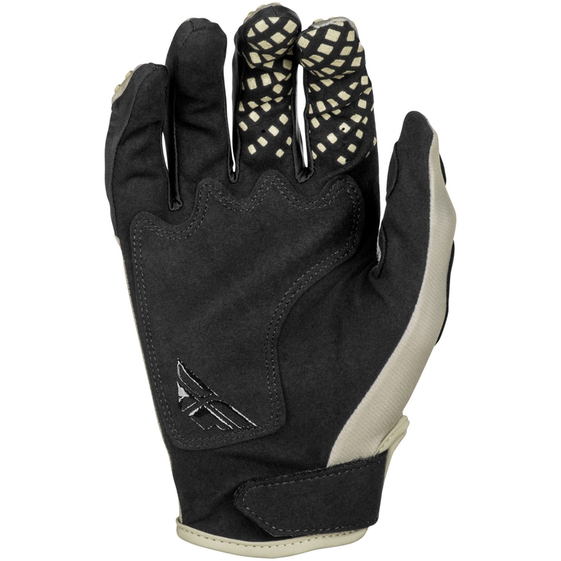 Motocrosshandschuhe FLY Racing Kinetic Sym grau-rot-schwarz