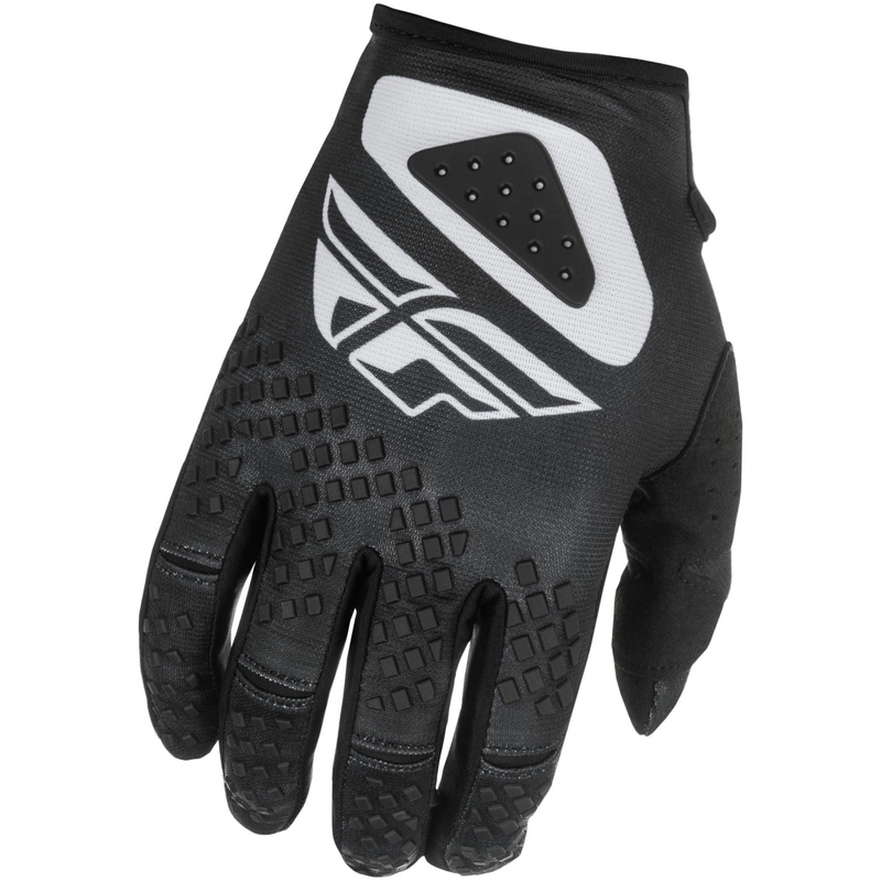 Motocrosshandschuhe FLY Racing Kinetic Sym schwarz-weiß