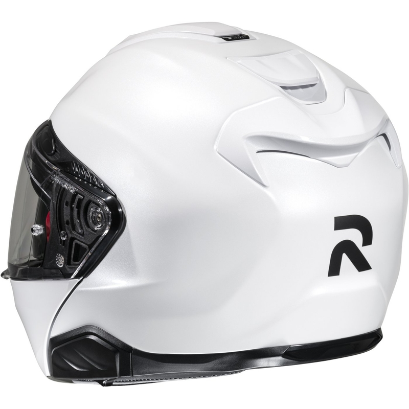 HJC RPHA 91 Solid Motorrad-Klapphelm perlweiß