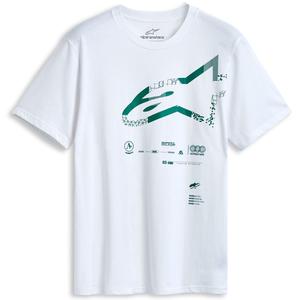 T-Shirt Alpinestars Geografica CSF weiß