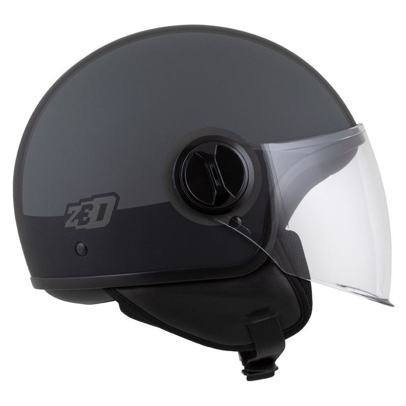 Jethelm ZED C35 grau-schwarz matt