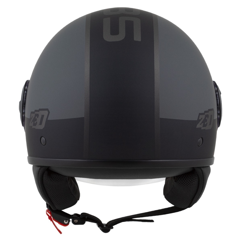 Jethelm ZED C35 grau-schwarz matt