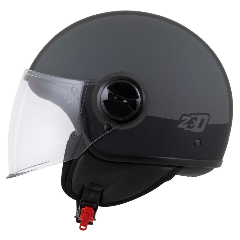 Jethelm ZED C35 grau-schwarz matt