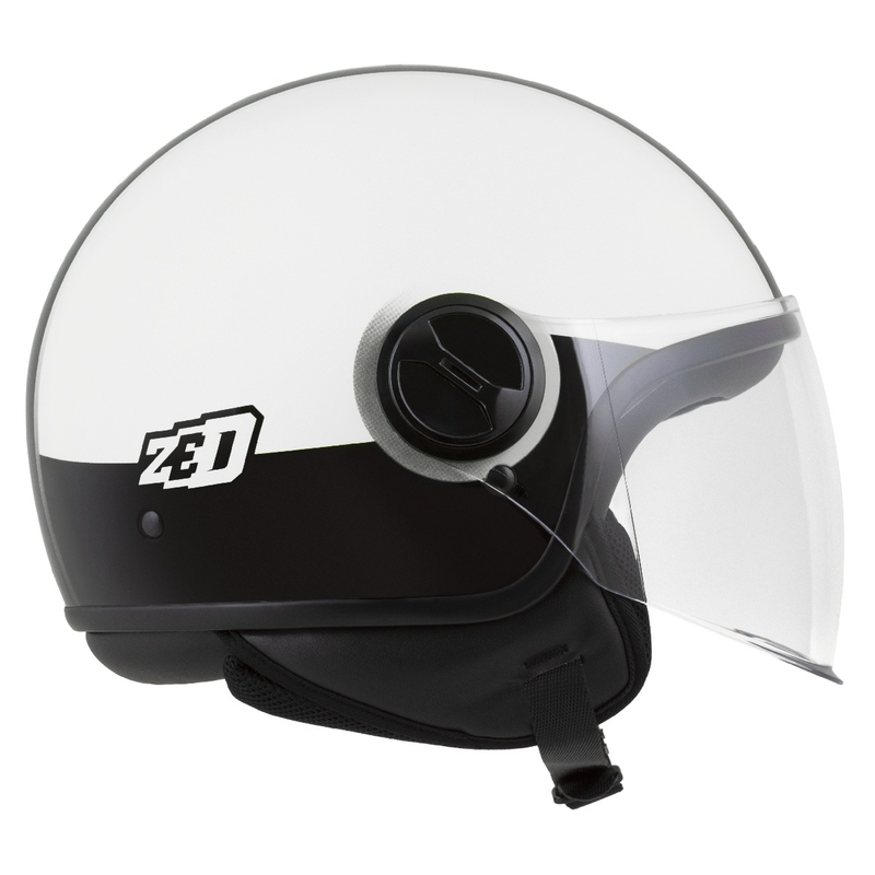 Jethelm ZED C35 weiß-schwarz
